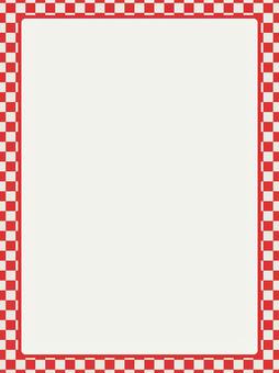 レトロヴィンテージ色の赤チェッカー枠B フレーム,メニュー,チェッカー,アメリカン,レトロ,ヴィンテージ,クラシック,背景,赤,市松のイラスト素材