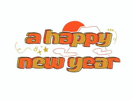 A HAPPY NEW YEARロゴ