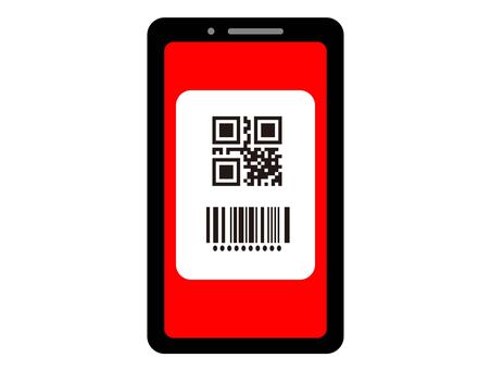 QRコード決済のスマホ画面 スマートフォン,スマホ,バーコード,スマホ決済,キャッシュレス決済,電子決済,支払い,レジ,読み取り,スキャンのイラスト素材