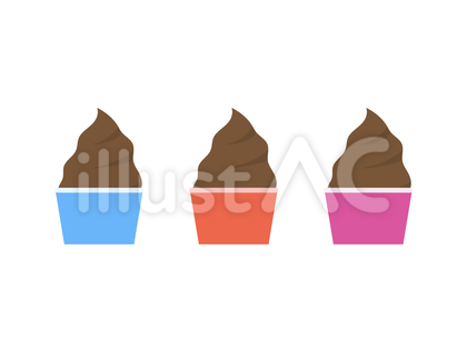 カップソフトクリームセット:チョコ