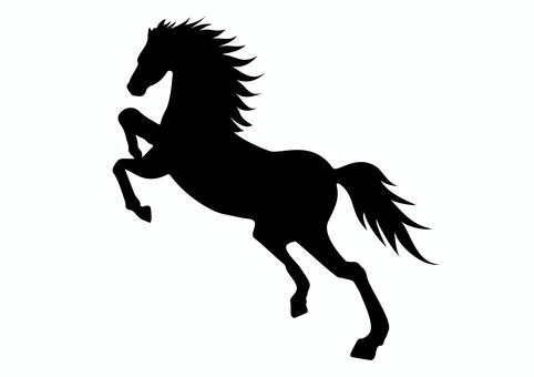 馬のシルエット