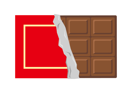 illustration of chocolate bar, , JPG, PNG and AI