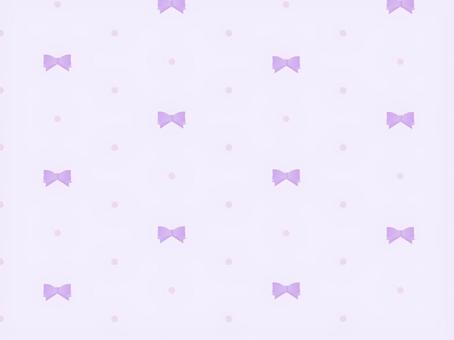 リボンドット背景（パープル） リボン,背景,ドット,かわいい,ゆめかわ,素材,壁紙,パターン,包装紙のイラスト素材