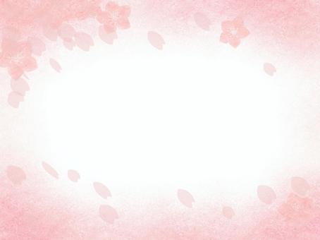 Cherry blossom petals and pale pink frame, JPG and PNG Cherry blossom petals and pale pink frame, cherry blossoms, peach blossoms, flower, JPG and PNG