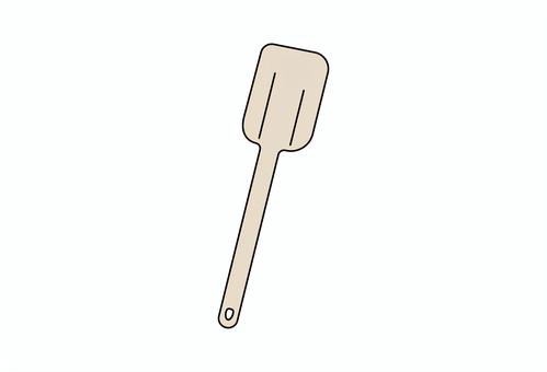 スパチュラのイラスト スパチュラ,調理器具,料理,製菓,キッチン,ベーキング,道具,シリコンのイラスト素材