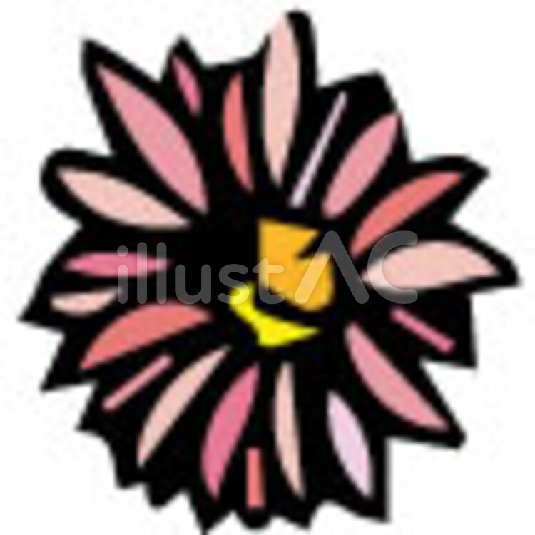flower6 花,植物,光合成のイラスト素材