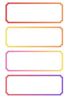 Illustration, set, frame, simple, 