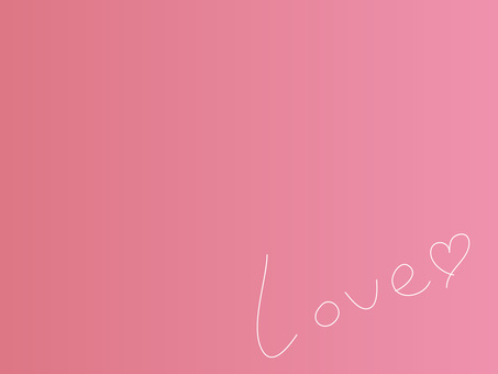バレンタイン・手書きLove・ピンク背景 バレンタインデー,背景,グラデーション,手書き,love,2月,ハート,恋愛,恋,ピンクのイラスト素材