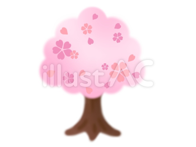 桜の木 桜,花,木のイラスト素材
