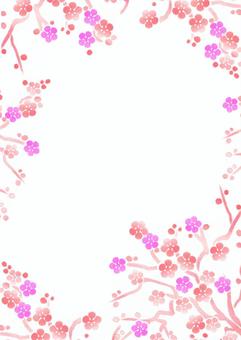 梅花圖案框架, JPG 和 PNG 梅花圖案框架, 中華風, 模式, 處理, JPG 和 PNG