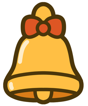 クリスマス ベル クリスマス ベル ベル,鈴,クリスマスベル,ジングルベル,クリスマス,12月,冬,クリスマスイラスト,イベント,手書きのイラスト素材