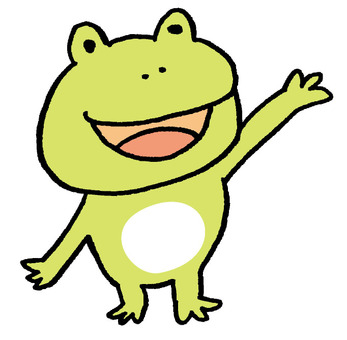 A frog, handwriting, hand drawn, tiny, JPG, PNG and AI