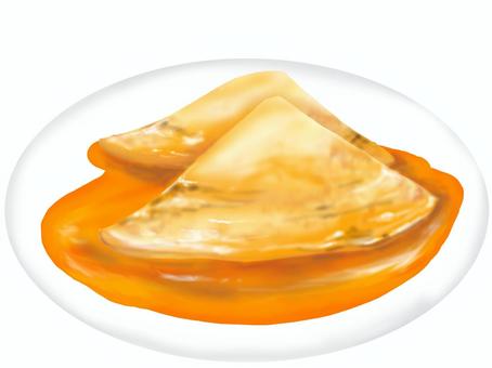 クレープシュゼット クレープシュゼット,クレープ,オレンジ,ソース,フランス,お菓子,スイーツ,リキュール,食べ物のイラスト素材