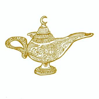 magic lamp gold, , JPG