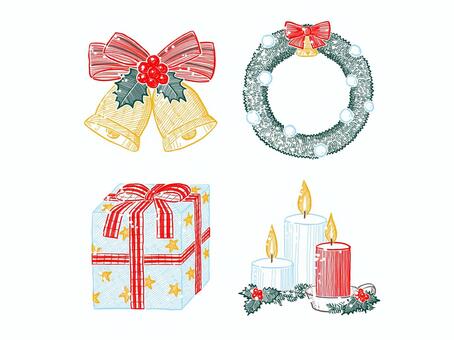 Illustration, christmas, christmas eve, bell, 