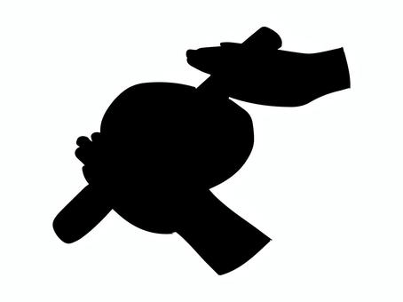 生地を伸ばす手元のシルエット 生地を伸ばす手元のシルエット 生地,伸ばす,料理,綿棒,手元,パン,うどん,小麦粉,手作り,ホームメイドのイラスト素材