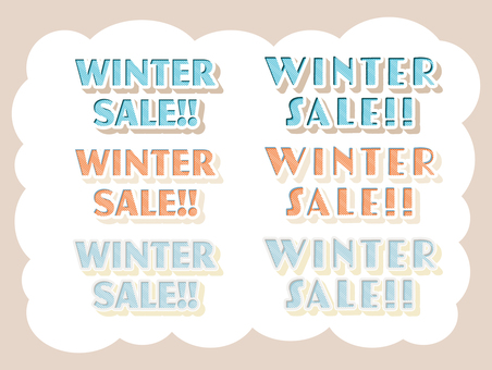 Illustration, sale, winter sale, winter, 