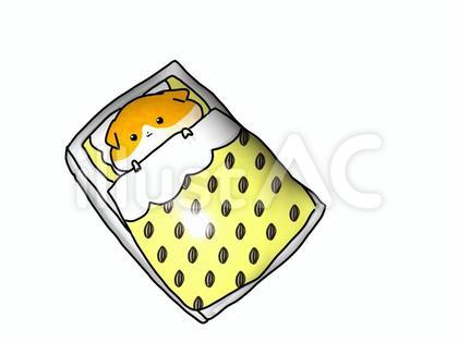 お休み中のハムスター(ぷっくり)