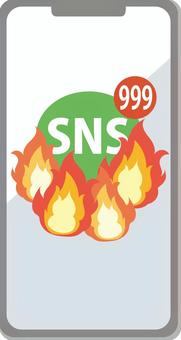 スマホ sns 炎上イメージ スマホ sns 炎上イメージ スマートフォン,携帯電話,sns,ソーシャルネットワーク,アプリ,スマホ,スマホアプリ,電話,ケータイ,メールのイラスト素材