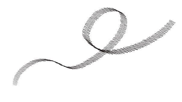 リボン風ライン素材　ペン画 効果線,ライン,あしらい,手書き,シンプル,おしゃれ,かわいい,なめらか,上品,アイコンのイラスト素材