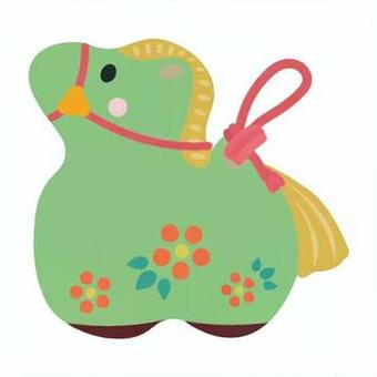 午年の干支置物2