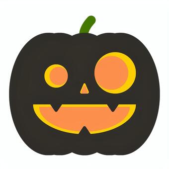 ハロウィンのカボチャ ハロウィン,カボチャ,キャラクター,アイコン,プロフィールアイコン,アバター,シンプル,図形,web,アプリのイラスト素材