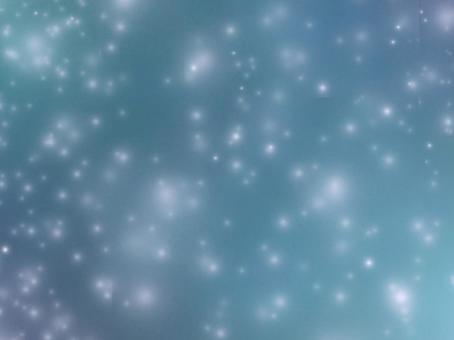 青緑の背景と星 青,緑,白,光,星,空,夜,宇宙,キラキラ,ぼかしのイラスト素材