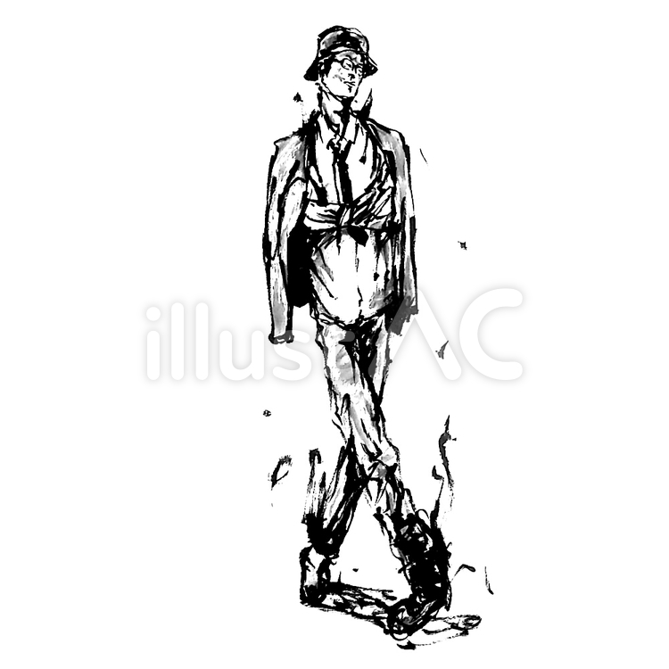 男性 男性,人物,手書きのイラスト素材
