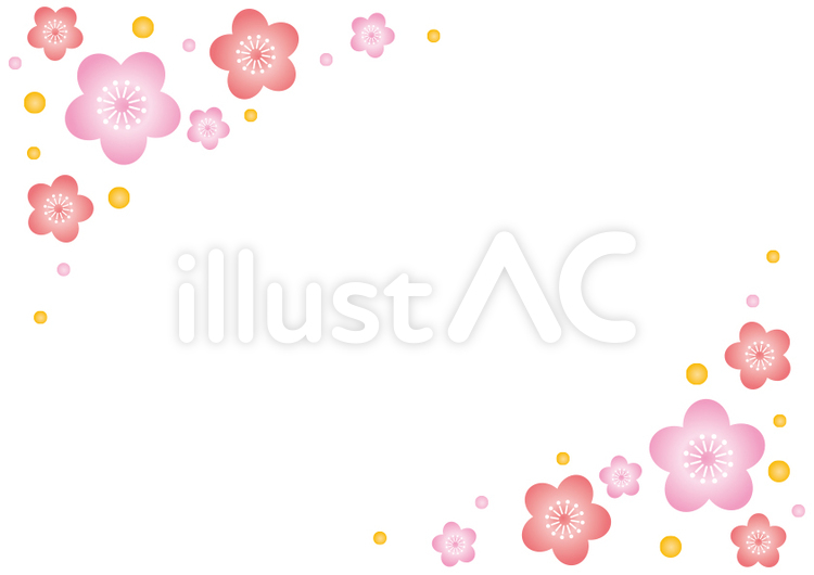 梅の素材003 梅,うめ,umeのイラスト素材