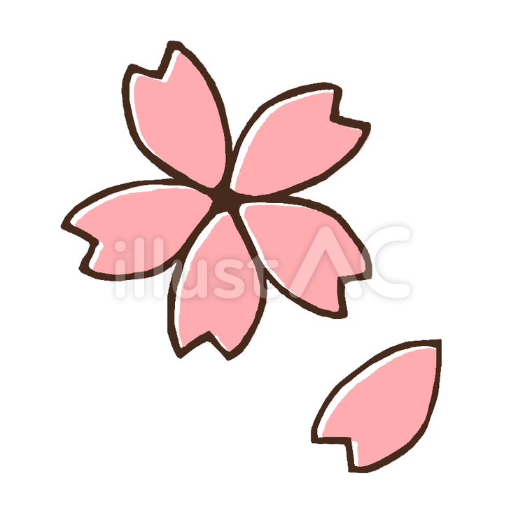 かわいいさくらのイラスト 桜,春,花のイラスト素材