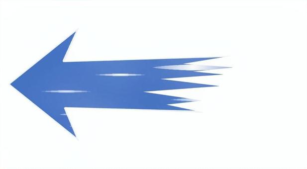 高速矢印 矢印,高速,青,急ぎ,移動のイラスト素材