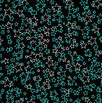 星沢山　 星,沢山,散らばる,模様,シンプル,背景,線,2色,暗いのイラスト素材