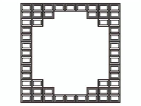 板チョコのフレーム（正方形）03-03