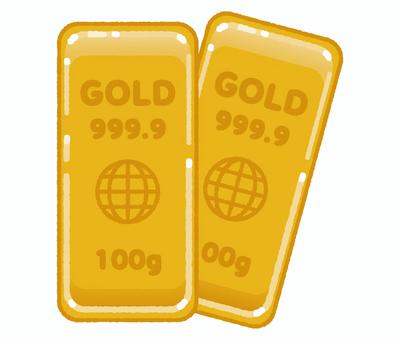 金の延べ棒 為替,投資,金の延べ棒,ゴールド,金塊,資産,相場,金,純金,インゴットのイラスト素材