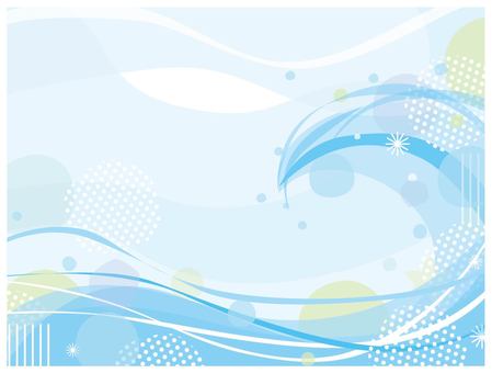 Illustration, background, blue, wave, 