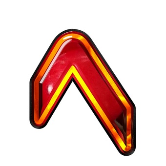 カタカナ文字ヘ 文字,ギラギラ,赤色,カタカナ,ヘのイラスト素材