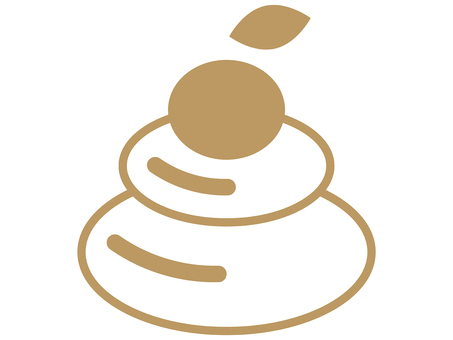 鏡餅のイラスト 鏡餅,正月,新年,お正月,もち,和風,冬,年賀,イラストのイラスト素材