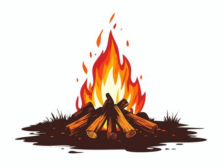 炎素材9 炎,火,たき火,燃えている,熱い,燃えさかる,おしゃれ,美しい,癒し,素敵のイラスト素材