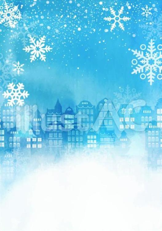 クリスマスに使えるかもしれない背景 クリスマス,街,町並みのイラスト素材