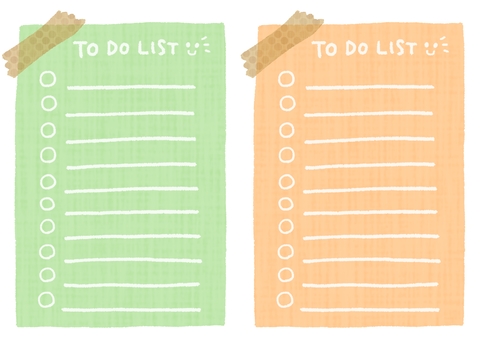 Illustration, her şey, yapılacak şeyler, liste, 