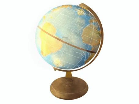 Globe illustration 2, , JPG and PNG