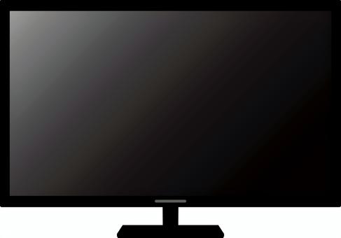 テレビ　シンプル3 テレビ,液晶テレビ,テレビモニター,モニター,ディスプレイ,テレビ画面,家電,電化製品,薄型テレビ,pcのイラスト素材