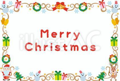 見出し22<クリスマスサンタ・葉書2>