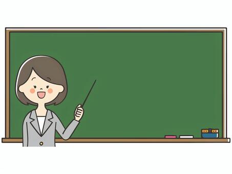 授業をするスーツの女性 女性,教師,先生,スーツ,説明,教える,解説,プレゼン,発表,ポイントのイラスト素材