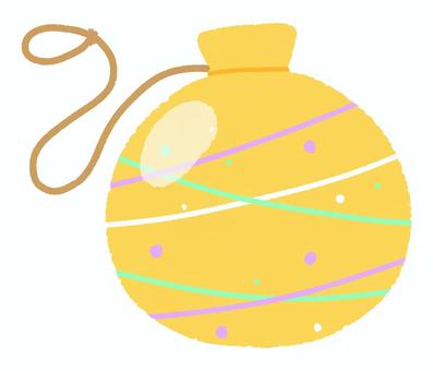 Illustration, ioiô, água yo-yo, amarelo, 