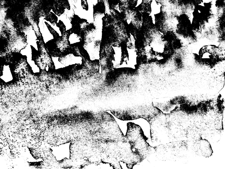 怖さを演出する背景9 モノクロ,テクスチャ,破れた,紙,煙,砂,汚れ,ボロボロ,怖い,暗いのイラスト素材