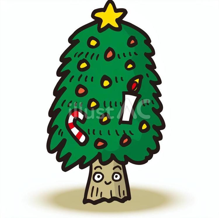 モミの木 もみの木,かわいい,コミカルのイラスト素材