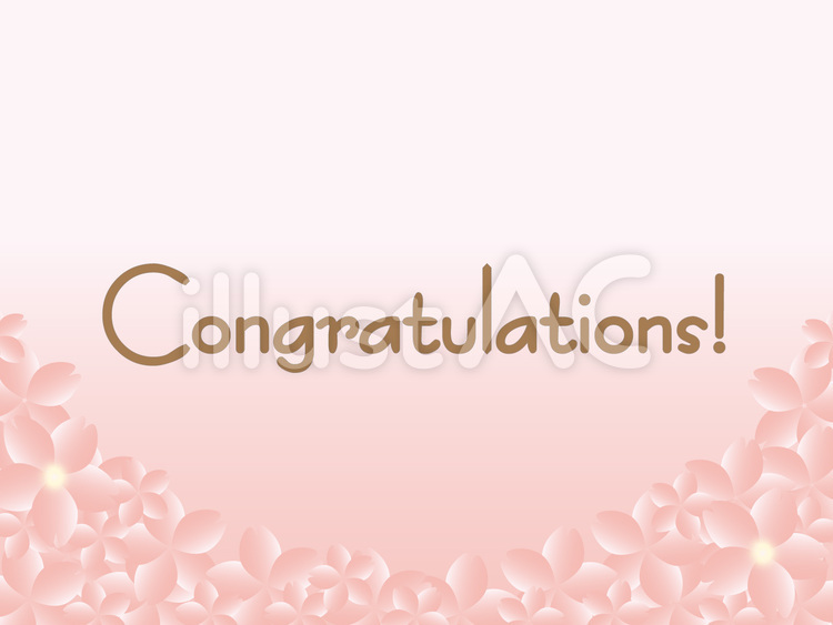 congratulations 御祝,祝い,祝のイラスト素材
