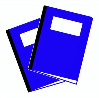 Illustration, esta, caderno, livro, 