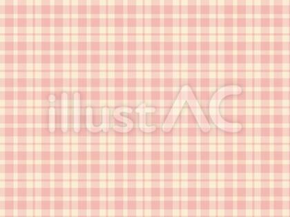 チェック柄「ピンクベージュ」